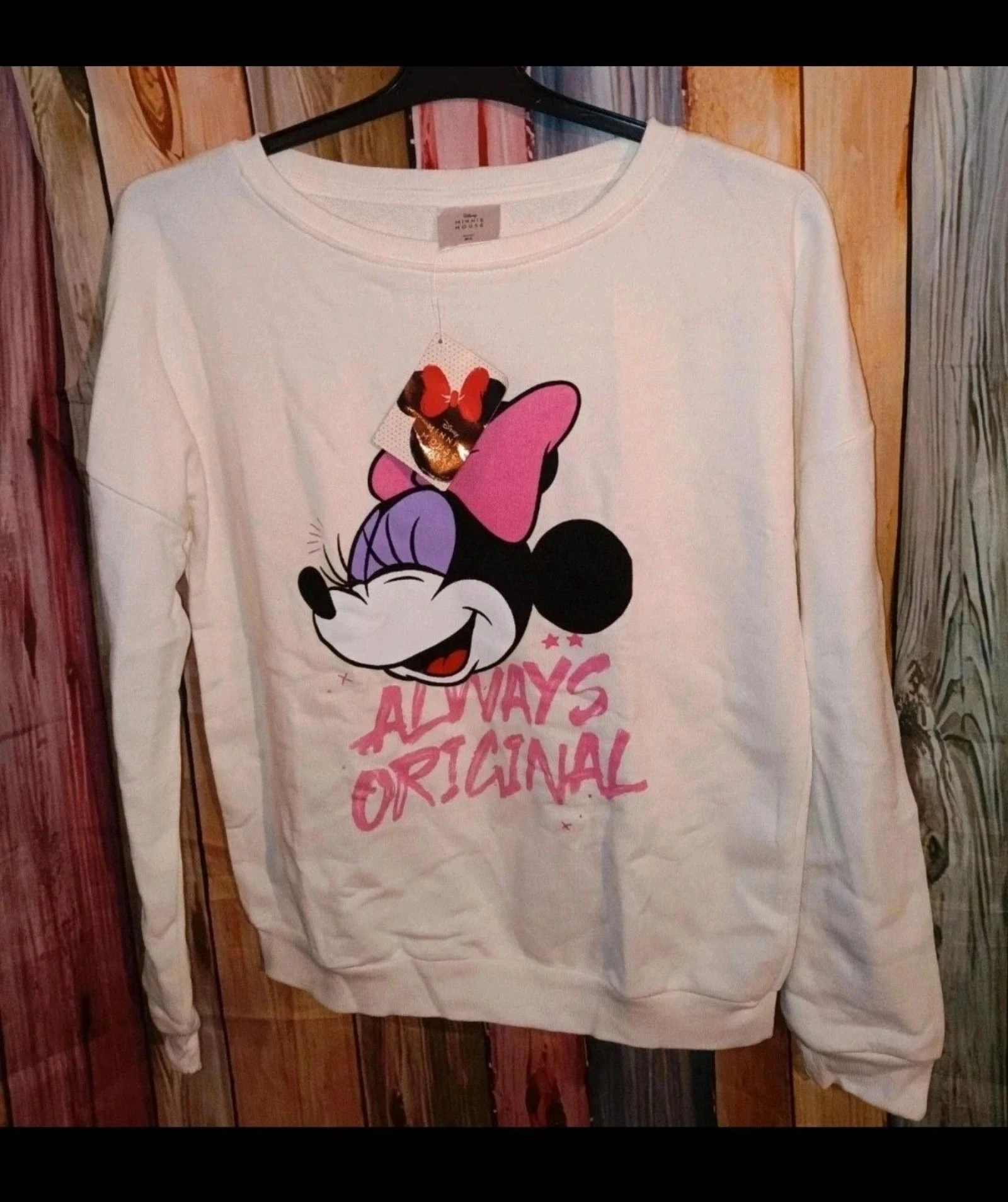 Sudadera Disney Minnie Mouse "Always Original" – ¡Nueva con Etiqueta! ✨